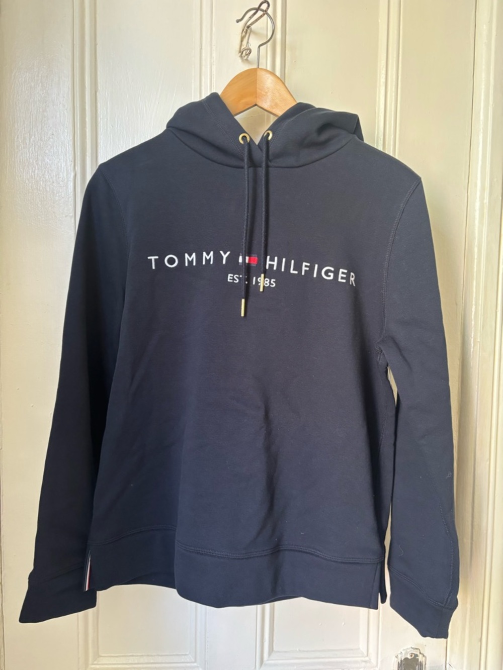 Tommy Hilfiger Navy Logo Pullover Hoodie